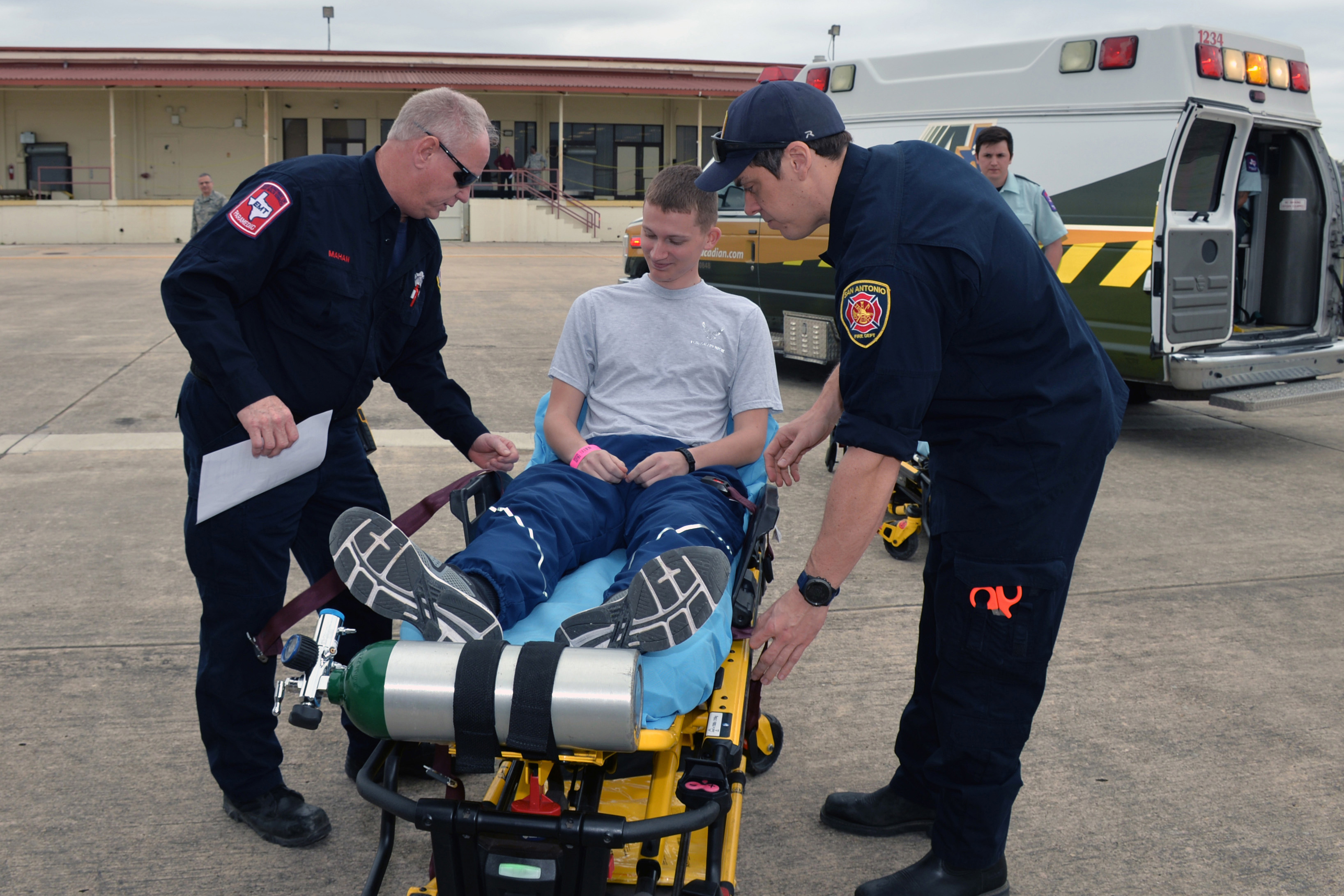 EMT on duty
